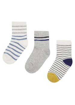 Zestaw 3 par wysokich skarpet dziecięcych Action Boy 8KB-002-SS24 (3-PACK) Szary ze sklepu eobuwie.pl w kategorii Skarpetki dziecięce - zdjęcie 182049832