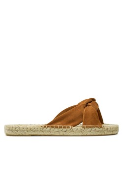 Espadryle Pepe Jeans Siva Knot PLS90664 Brązowy ze sklepu eobuwie.pl w kategorii Klapki damskie - zdjęcie 182050160