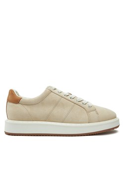Sneakersy Lauren Ralph Lauren 802946811001 Beżowy ze sklepu eobuwie.pl w kategorii Buty sportowe damskie - zdjęcie 182050174
