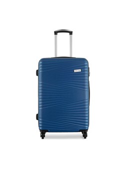 Walizka średnia Semi Line T5744-2 Granatowy ze sklepu eobuwie.pl w kategorii Walizki - zdjęcie 182050321