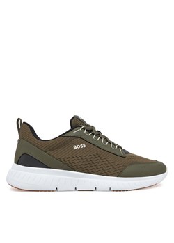 Sneakersy BOSS Ttnm Light 50536509 Zielony ze sklepu eobuwie.pl w kategorii Buty sportowe męskie - zdjęcie 182050500