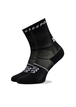 Skarpety wysokie unisex Compressport Pro Marathon V 2.0 SMCU3789002 Czarny ze sklepu eobuwie.pl w kategorii Skarpetki damskie - zdjęcie 182050501