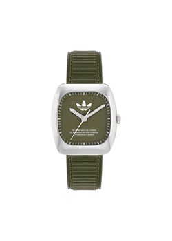Zegarek adidas Retro Wave One AOSY24526 Zielony ze sklepu eobuwie.pl w kategorii Zegarki - zdjęcie 182050524