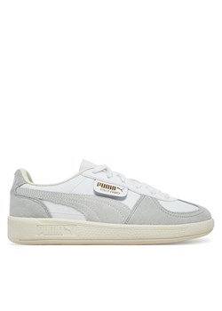 Sneakersy Puma Palermo Leather Big Kid 397275 02 Szary ze sklepu eobuwie.pl w kategorii Buty sportowe dziecięce - zdjęcie 182050633