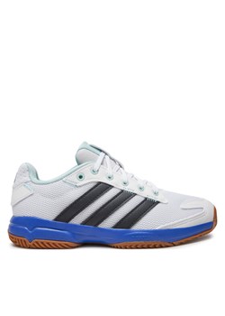 Buty halowe adidas Stabil Jr IE1087 Biały ze sklepu eobuwie.pl w kategorii Buty sportowe damskie - zdjęcie 182050694