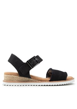 Espadryle Skechers BOBS Adobe Princess 113541/BLK Czarny ze sklepu eobuwie.pl w kategorii Sandały damskie - zdjęcie 182050714