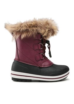 Śniegowce CMP Kids Anthilian Snow Boot Wp 30Q4594 Bordowy ze sklepu eobuwie.pl w kategorii Buty zimowe dziecięce - zdjęcie 182050894