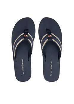 Japonki Tommy Hilfiger Im Platform Beach Sandal FW0FW08236 Granatowy ze sklepu eobuwie.pl w kategorii Klapki damskie - zdjęcie 182050973