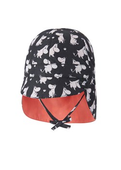 Czapka z daszkiem Reima Moomin Solskydd 5300269A Czarny ze sklepu eobuwie.pl w kategorii Czapki dziecięce - zdjęcie 182050992