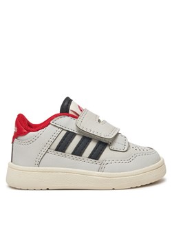 Sneakersy adidas Rapid Court JS0638 Szary ze sklepu eobuwie.pl w kategorii Buty sportowe dziecięce - zdjęcie 182051290
