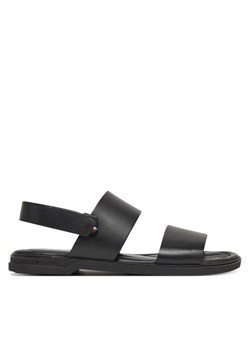 Sandały Tommy Hilfiger Premium Hilfiger Strappy Lh Sand FM0FM05356 Czarny ze sklepu eobuwie.pl w kategorii Sandały męskie - zdjęcie 182051470