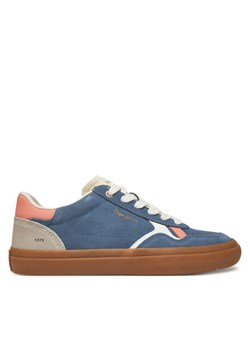 Sneakersy Pepe Jeans Travis City W PLS31592 Niebieski ze sklepu eobuwie.pl w kategorii Buty sportowe damskie - zdjęcie 182051494