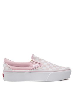 Tenisówki Vans Ua Classic Slip-On Platform VN00018EV1C1 Różowy ze sklepu eobuwie.pl w kategorii Trampki damskie - zdjęcie 182051752
