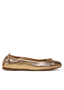 Baleriny MICHAEL Michael Kors Mandy Flex Ballet 40S5MAFP1M Złoty ze sklepu eobuwie.pl w kategorii Balerinki - zdjęcie 182051872
