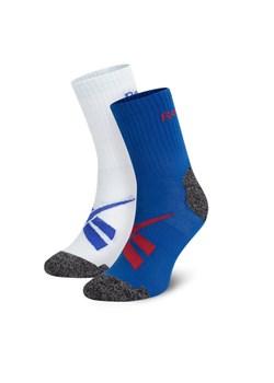 Zestaw 2 par wysokich skarpet unisex Reebok R0418-SS24 (2-pack) Kolorowy ze sklepu eobuwie.pl w kategorii Skarpetki męskie - zdjęcie 182052061