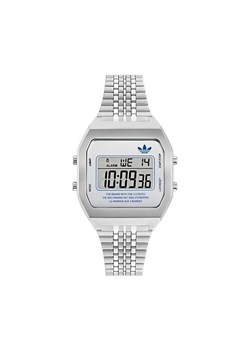 Zegarek adidas Originals Street Digital Two AOST23554 Srebrny ze sklepu eobuwie.pl w kategorii Zegarki - zdjęcie 182052514