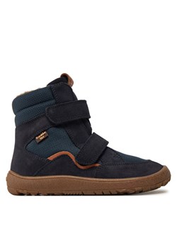 Kozaki Froddo Barefoot Tex Winter G3160233 M Niebieski ze sklepu eobuwie.pl w kategorii Buty zimowe dziecięce - zdjęcie 182052952