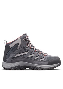 Trekkingi Columbia Crestwood Mid Waterproof 2099861 Szary ze sklepu eobuwie.pl w kategorii Buty trekkingowe damskie - zdjęcie 182053144