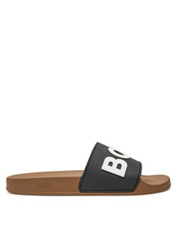 Klapki Boss Kirk Slid rblg N 50498241 Beżowy ze sklepu eobuwie.pl w kategorii Klapki męskie - zdjęcie 182053163