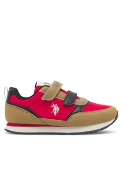 Sneakersy U.S. Polo Assn. NOBIK012A Czerwony ze sklepu eobuwie.pl w kategorii Buty sportowe dziecięce - zdjęcie 182053194