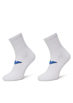 Zestaw 2 par niskich skarpet męskich Emporio Armani EM000540 AF12299 M0082 Biały ze sklepu eobuwie.pl w kategorii Skarpetki męskie - zdjęcie 182053212