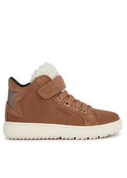 Sneakersy Geox J Theleven Girl Wpf J36HYC 022BH C6627 M Brązowy ze sklepu eobuwie.pl w kategorii Buty sportowe dziecięce - zdjęcie 182053253