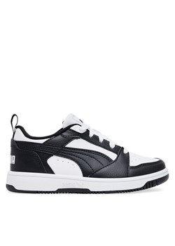 Sneakersy Puma Rebound V6 Lo PS 393834 01 Biały ze sklepu eobuwie.pl w kategorii Buty sportowe dziecięce - zdjęcie 182053364
