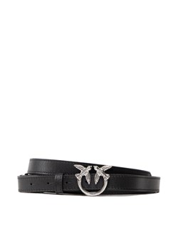 Pasek Damski Pinko Love Double Bling Belt H2 20222 PLT01 1H2148 A089 Czarny ze sklepu eobuwie.pl w kategorii Paski damskie - zdjęcie 182053381