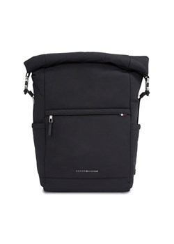 Plecak Tommy Hilfiger Th Signature Rolltop Backpack AM0AM12221 Czarny ze sklepu eobuwie.pl w kategorii Plecaki - zdjęcie 182053431