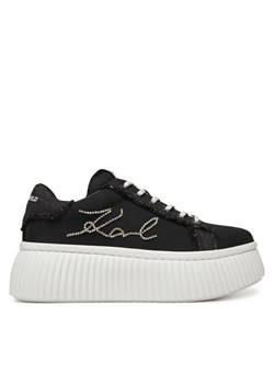 Sneakersy KARL LAGERFELD KL42372S Czarny ze sklepu eobuwie.pl w kategorii Buty sportowe damskie - zdjęcie 182053482