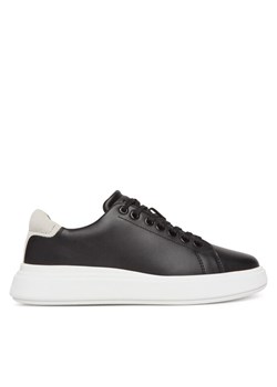 Sneakersy Calvin Klein Cupsole Lace Up - Suede Bt HW0HW02404 Czarny ze sklepu eobuwie.pl w kategorii Buty sportowe damskie - zdjęcie 182053791