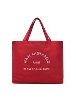 Torebka KARL LAGERFELD A1W50006 Czerwony ze sklepu eobuwie.pl w kategorii Torby Shopper bag - zdjęcie 182053981