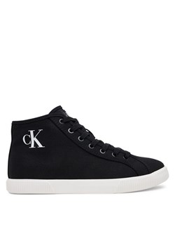 Sneakersy Calvin Klein Jeans Ess Vulc Mid Cv Mg Wn YW0YW01761 Czarny ze sklepu eobuwie.pl w kategorii Trampki damskie - zdjęcie 182054373