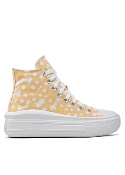 Trampki Converse Chuck Taylor All Star Mowe Hi A01194C Żółty ze sklepu eobuwie.pl w kategorii Trampki damskie - zdjęcie 182054630