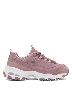 Sneakersy Skechers D'LITES 13142 MVE Różowy ze sklepu eobuwie.pl w kategorii Buty sportowe damskie - zdjęcie 182054700