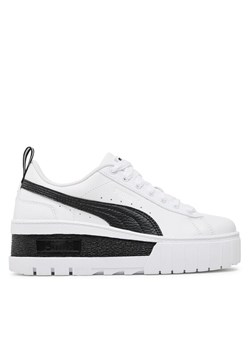 Sneakersy Puma Mayze Wedge Wns 386273 01 Biały ze sklepu eobuwie.pl w kategorii Trampki damskie - zdjęcie 182055272