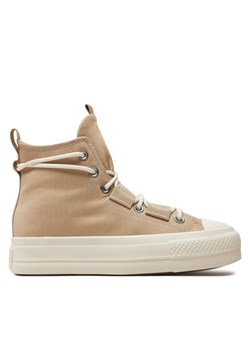 Trampki Converse Chuck Taylor All Star Lift Platform A06494C Beżowy ze sklepu eobuwie.pl w kategorii Trampki damskie - zdjęcie 182055382