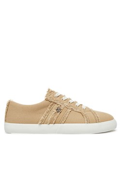 Sneakersy LAUREN RALPH LAUREN Janson Fray 802967040004 Beżowy ze sklepu eobuwie.pl w kategorii Trampki damskie - zdjęcie 182055630
