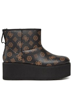 Botki Guess Jillan FL8JAL FAL10 Brązowy ze sklepu eobuwie.pl w kategorii Botki - zdjęcie 182055631