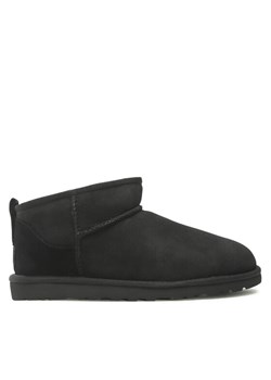 Śniegowce Ugg M Classic Ultra Mini 1137391 Czarny ze sklepu eobuwie.pl w kategorii Śniegowce damskie - zdjęcie 182055684