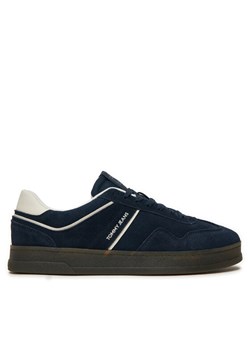 Sneakersy Tommy Jeans The Greenwich Suede EM0EM01516 Granatowy ze sklepu eobuwie.pl w kategorii Buty sportowe męskie - zdjęcie 182055691