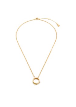 Naszyjnik Tory Burch Miller Stud Circle Pendant 160172 Złoty ze sklepu eobuwie.pl w kategorii Naszyjniki - zdjęcie 182056044