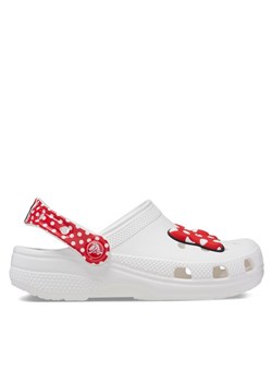 Klapki Crocs Classic Disney Minnie Mouse Clog T208710 Biały ze sklepu eobuwie.pl w kategorii Klapki dziecięce - zdjęcie 182056200
