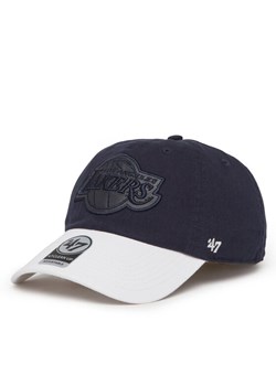 Czapka z daszkiem 47 Brand NBA Los Angeles Lakers '47 x Tommy Hilfiger Courtside '47 Clean Up THCCU174GWL Granatowy ze sklepu eobuwie.pl w kategorii Czapki z daszkiem męskie - zdjęcie 182056263