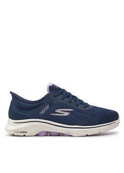 Sneakersy Skechers Gowalk 7 125233/NVLV Granatowy ze sklepu eobuwie.pl w kategorii Buty sportowe damskie - zdjęcie 182056373