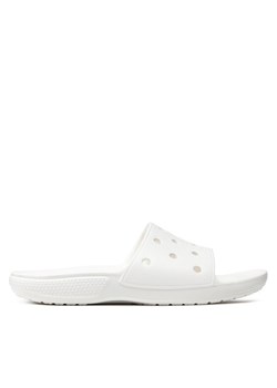 Klapki Crocs Classic Slide 206121 Biały ze sklepu eobuwie.pl w kategorii Klapki męskie - zdjęcie 182056391