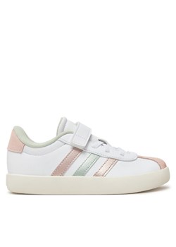 Sneakersy adidas VL Court 3.0 Skateboarding IH4952 Biały ze sklepu eobuwie.pl w kategorii Buty sportowe dziecięce - zdjęcie 182056411