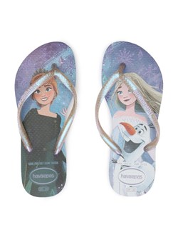 Japonki Havaianas FROZEN 41372662204 Kolorowy ze sklepu eobuwie.pl w kategorii Klapki dziecięce - zdjęcie 182056471