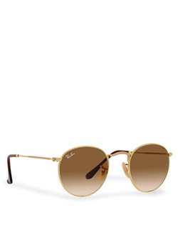 Okulary przeciwsłoneczne Ray-Ban 0RB3447 001/51 Złoty ze sklepu eobuwie.pl w kategorii Okulary przeciwsłoneczne damskie - zdjęcie 182056491
