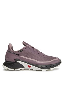 Buty do biegania Salomon Alphacross 5 Gtx W GORE-TEX 473110 23 W0 Fioletowy ze sklepu eobuwie.pl w kategorii Buty trekkingowe damskie - zdjęcie 182056604
